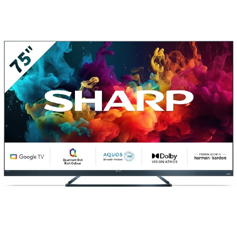 Телевизори 75 4K Ultra HD Quantum Dot Android телевизор Sharp LC-75FQ5E