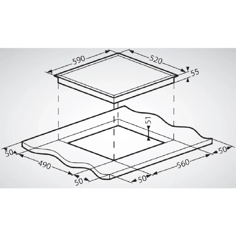 Индукционни Индукционен плот за вграждане SCHNEIDER SCTI6041N3/1