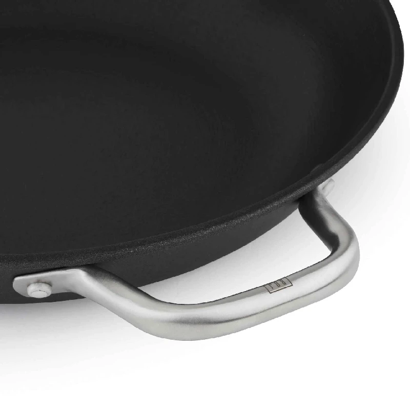 Прибори и аксесоари Чугунен тиган BOJ Classic CastIron 30, Диаметър 30 см, Черен