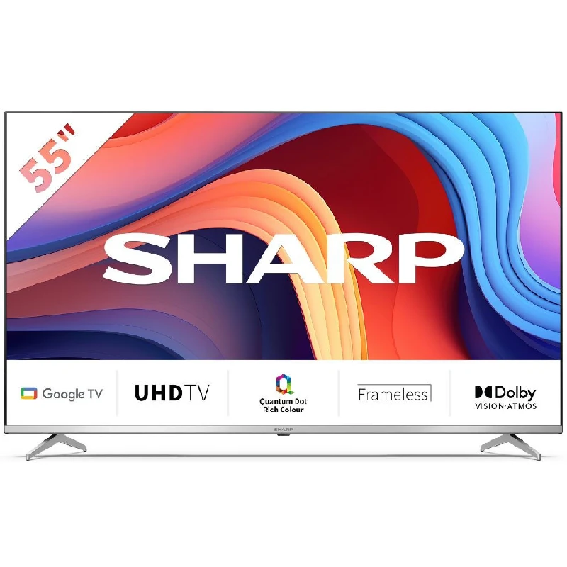 Телевизори 55” QLED 4K Google телевизор Sharp LC-55GP6260E