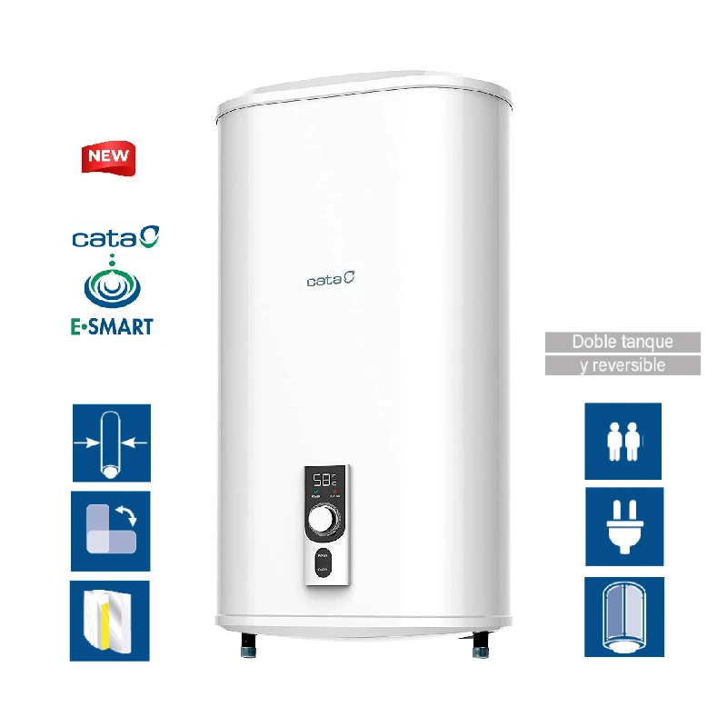 Бойлери Ел. бойлер CATA CTRS-50-REV Slim E-SMART Вертикален и Хоризонтален