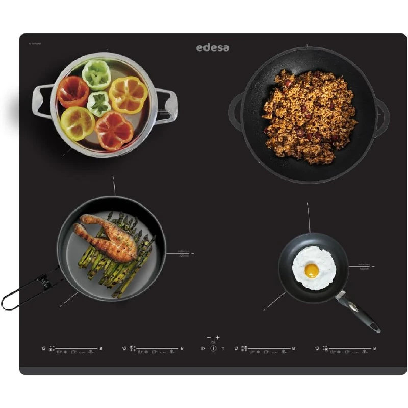 Индукционни Индукционен плот за вграждане Edesa EIM-6422 B