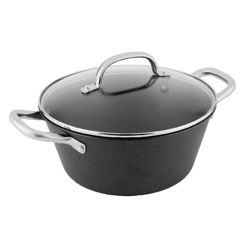 Прибори и аксесоари Чугунена тенджера BOJ Classic CastIron 24 х 11, Диаметър 24 см, Черна