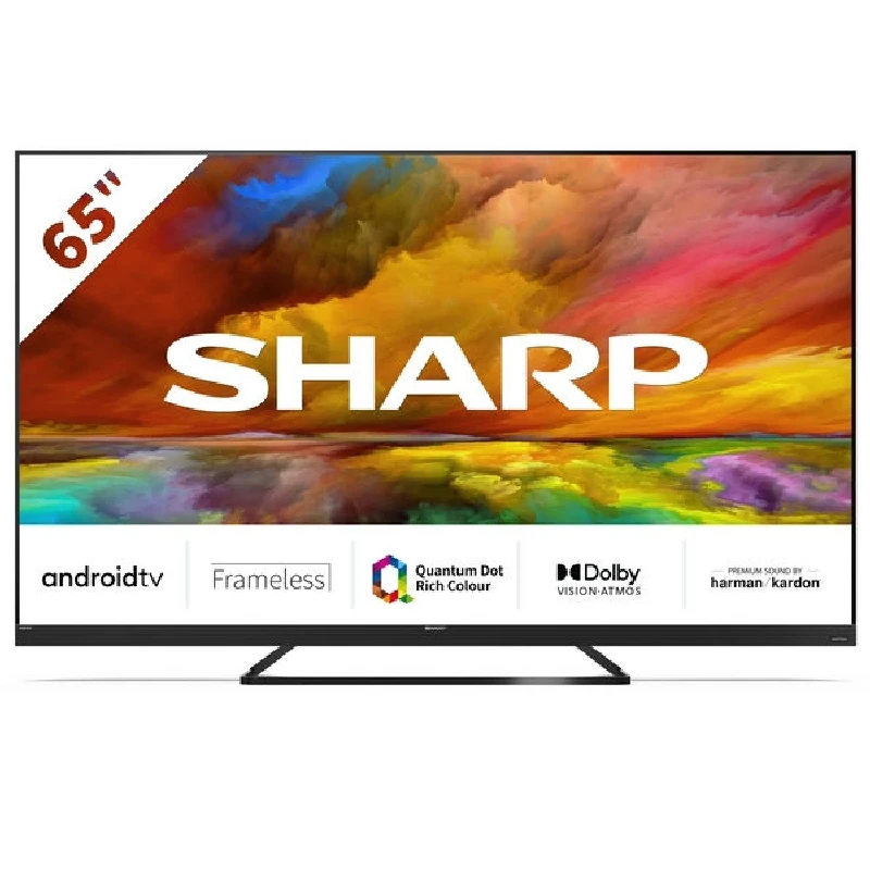 Телевизори 65” 4K Ultra HD Quantum Dot Android телевизор Sharp LC-65EQ3M2E